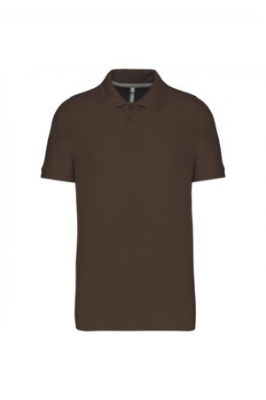 K241 Polo Korte Mouwen Chocolate