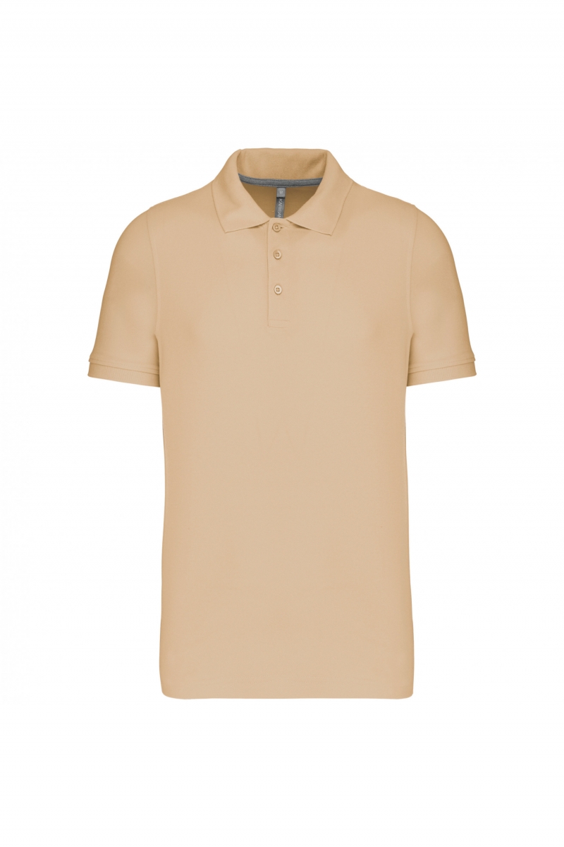 K241 Polo Korte Mouwen Light Sand