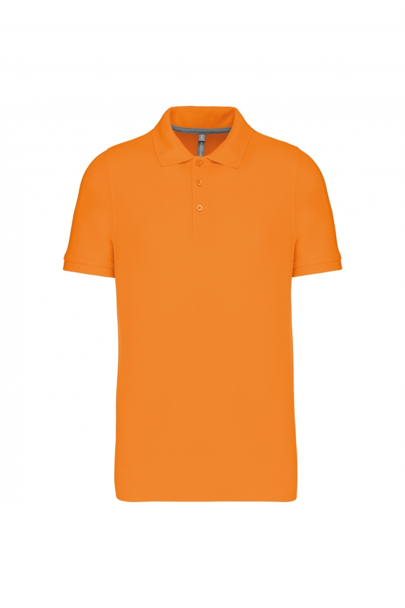 K241 Polo Korte Mouwen Oranje