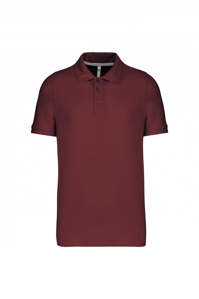 K241 Polo Korte Mouwen Wine