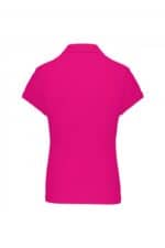 K242 Damespolo Korte Mouwen Fuchsia
