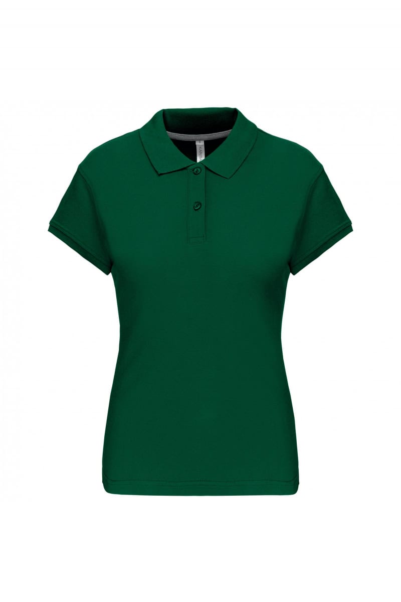 K242 Damespolo Korte Mouwen Kelly Green