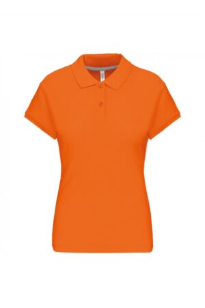 K242 Damespolo Korte Mouwen Oranje