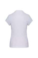 K242 Damespolo Korte Mouwen Wit