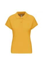 K242 Damespolo Korte Mouwen Yellow