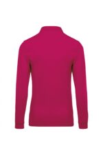 K256 Piqué-Herenpolo Lange Mouwen Fuchsia