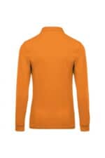 K256 Piqué-Herenpolo Lange Mouwen Orange