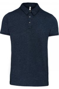 K262 Herenpolo Korte Mouwen Van Jersey French Navy Heather