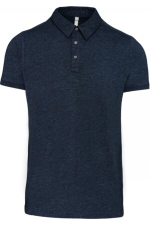 K262 Herenpolo Korte Mouwen Van Jersey French Navy Heather