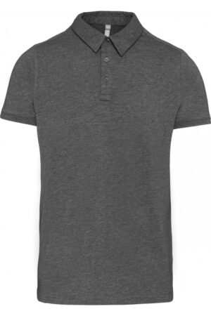 K262 Herenpolo Korte Mouwen Van Jersey Grey Heather