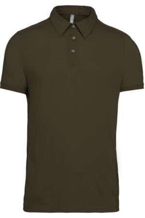 K262 Herenpolo Korte Mouwen Van Jersey Light khaki