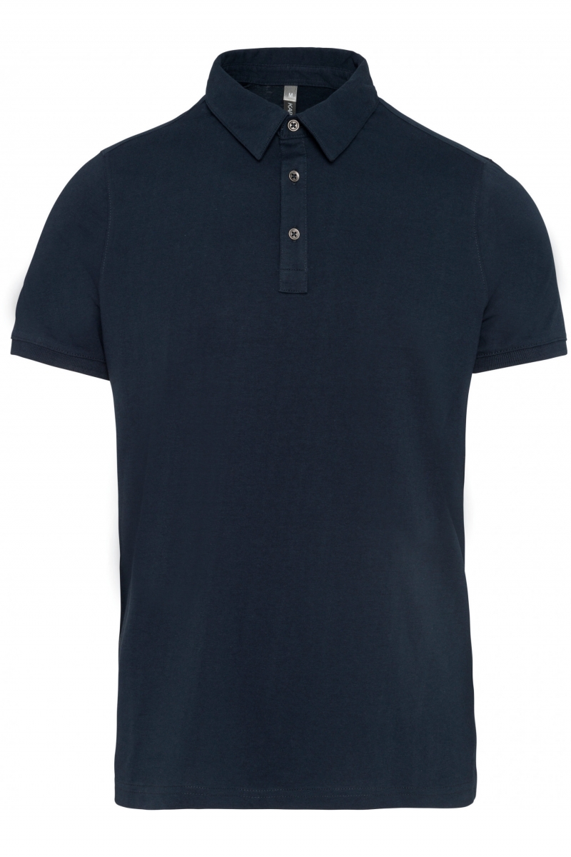 K262 Herenpolo Korte Mouwen Van Jersey Navy