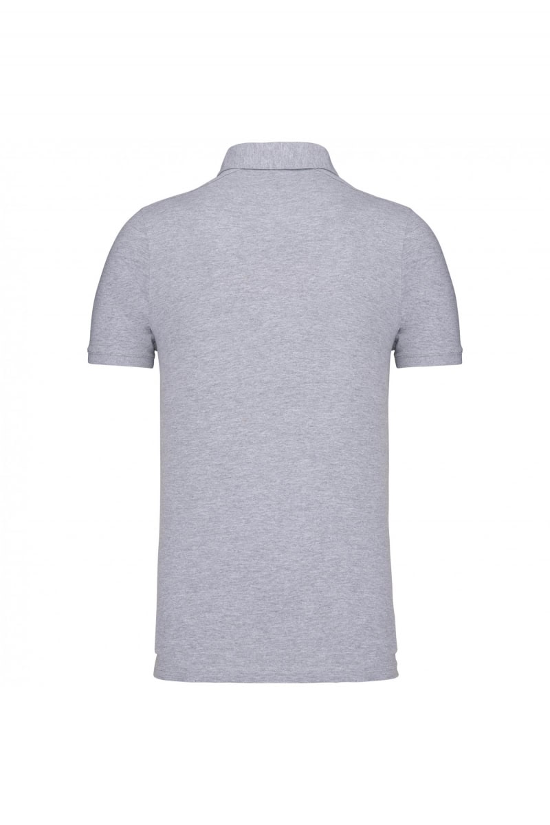 K262 Herenpolo Korte Mouwen Van Jersey Oxford Grey