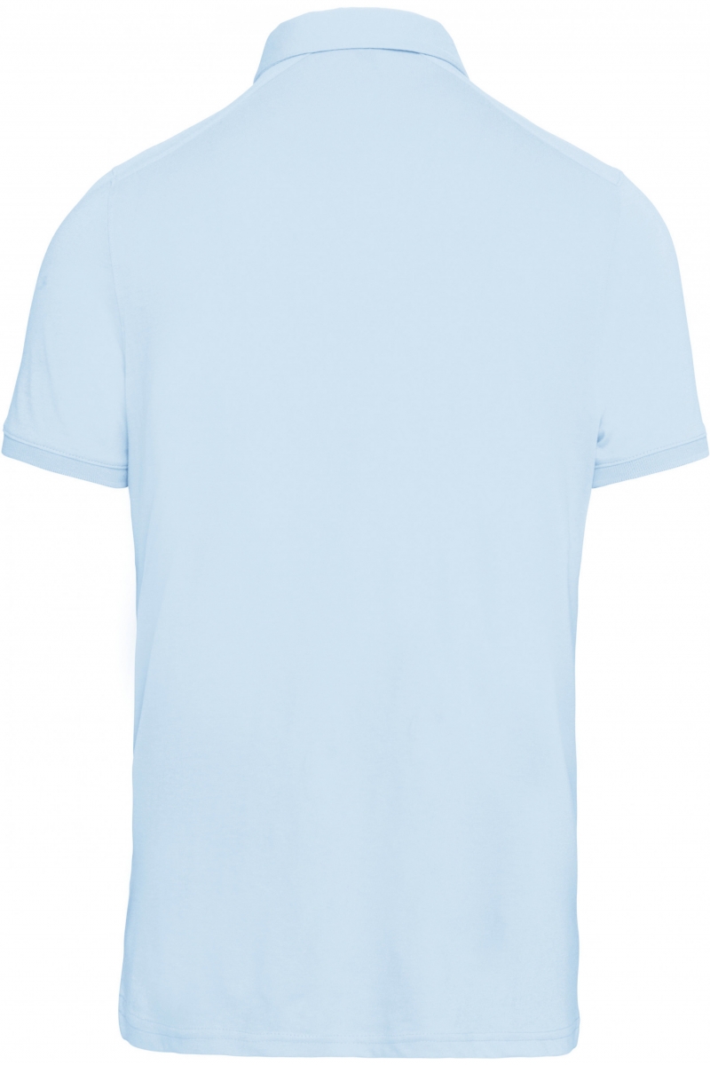 K262 Herenpolo Korte Mouwen Van Jersey Sky Blue