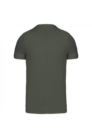 K356 T-shirt Ronde Hals Korte Mouwen Dark Khaki