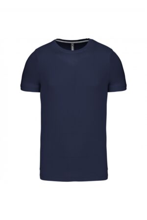 K356 T-shirt Ronde Hals Korte Mouwen Navy