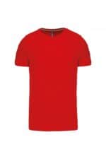 k356 T-shirt Ronde Hals Korte Mouwen Rood
