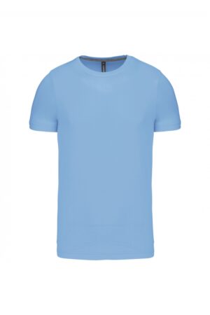 k356 T-shirt Ronde Hals Korte Mouwen Sky Blue