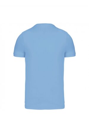 k356 T-shirt Ronde Hals Korte Mouwen Sky Blue