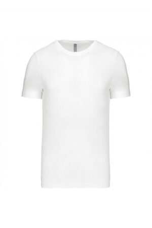 K356 T-shirt Ronde Hals Korte Mouwen Wit