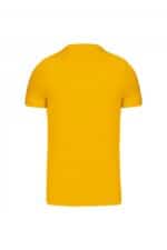 K356 T-shirt Ronde Hals Korte Mouwen Geel