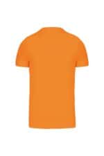 K357 T-shirt V-Hals Korte Mouwen Oranje