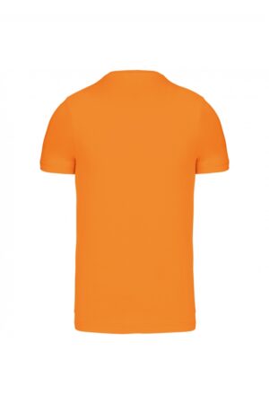 K357 T-shirt V-Hals Korte Mouwen Oranje