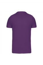 K357 T-shirt V-Hals Korte Mouwen Purple