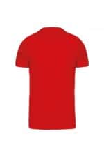 K357 T-shirt V-Hals Korte Mouwen Rood