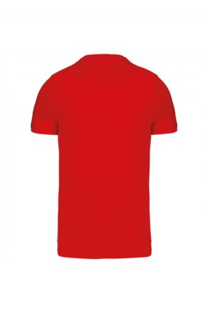 K357 T-shirt V-Hals Korte Mouwen Rood