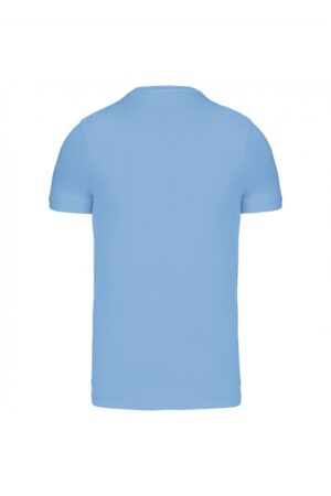 K357 T-shirt V-Hals Korte Mouwen Sky Blue