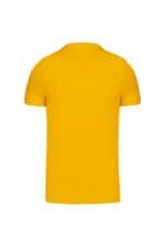 K357 T-shirt V-Hals Korte Mouwen Geel