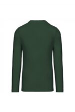 K358 T-shirt V-Hals Lange Mouwen Dark Khaki