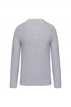 K358 T-shirt V-Hals Lange Mouwen Oxford Grey