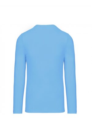 K358 T-shirt V-Hals Lange Mouwen Sky Blue