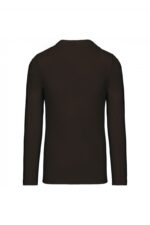 K359 T-shirt Ronde Hals Lange Mouwen Chocolate
