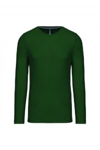 K359 T-shirt Ronde Hals Lange Mouwen Forest Green