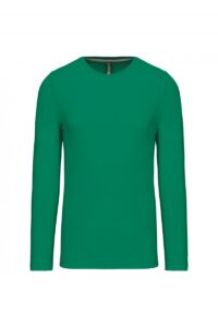 K359 T-shirt Ronde Hals Lange Mouwen Kelly Green