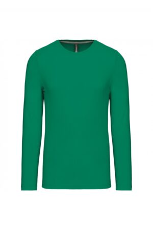 K359 T-shirt Ronde Hals Lange Mouwen Kelly Green