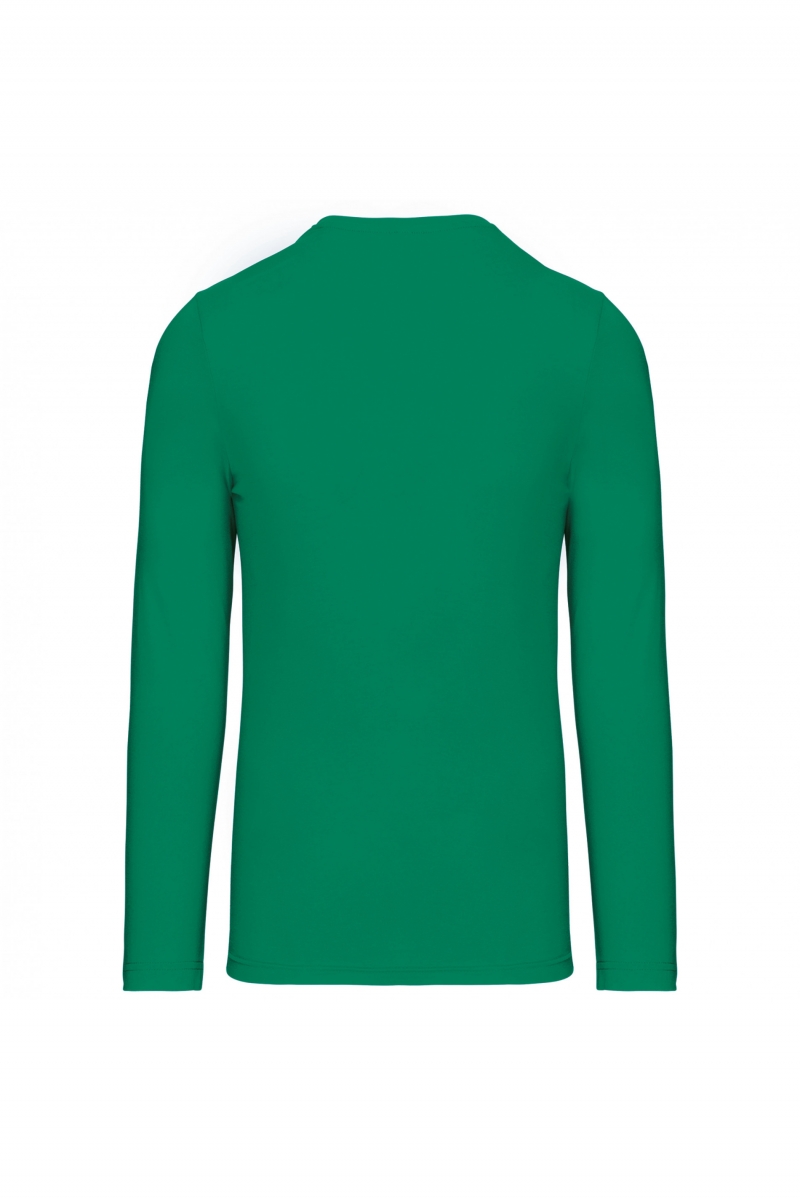 K359 T-shirt Ronde Hals Lange Mouwen Kelly Green