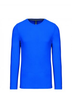 K359 T-shirt Ronde Hals Lange Mouwen Light Royal Blue