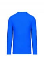 K359 T-shirt Ronde Hals Lange Mouwen Light Royal Blue