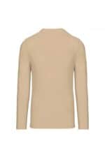 K359 T-shirt Ronde Hals Lange Mouwen Light Sand