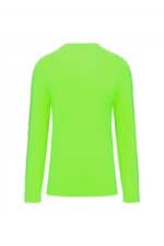 K359 T-shirt Ronde Hals Lange Mouwen Lime