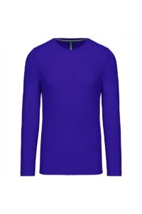 K359 T-shirt Ronde Hals Lange Mouwen Purple