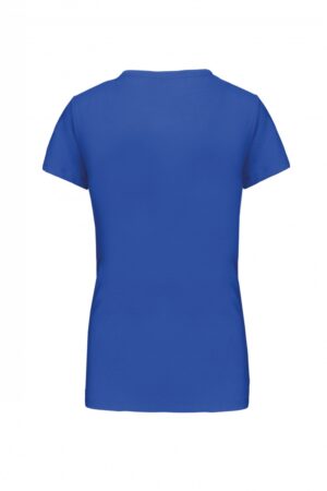 K380 Dames T-shirt Ronde Hals Korte Mouwen Light Royal Blue