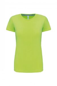 K380 Dames T-shirt Ronde Hals Korte Mouwen Lime