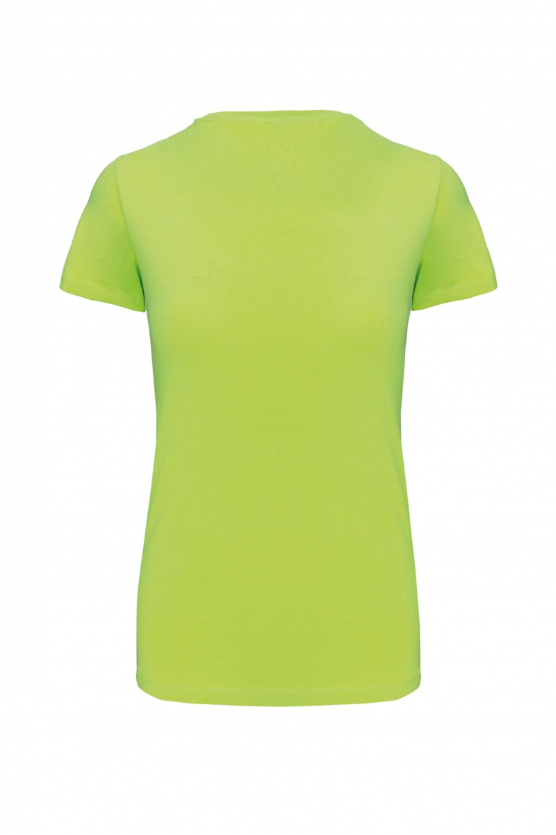 K380 Dames T-shirt Ronde Hals Korte Mouwen Lime