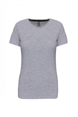 K380 Dames T-shirt Ronde Hals Korte Mouwen Oxford Grey