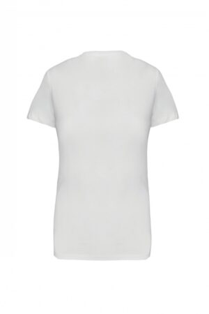 K380 Dames T-shirt Ronde Hals Korte Mouwen Wit